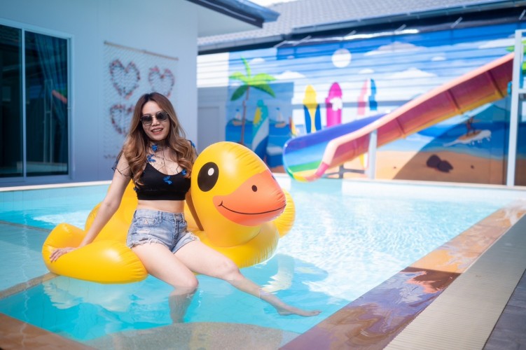 DV1326 พูลวิลล่า พัทยา บ้านพัก ปาร์ตี้ พร้อมสระว่ายน้ำ ส่วนตัว